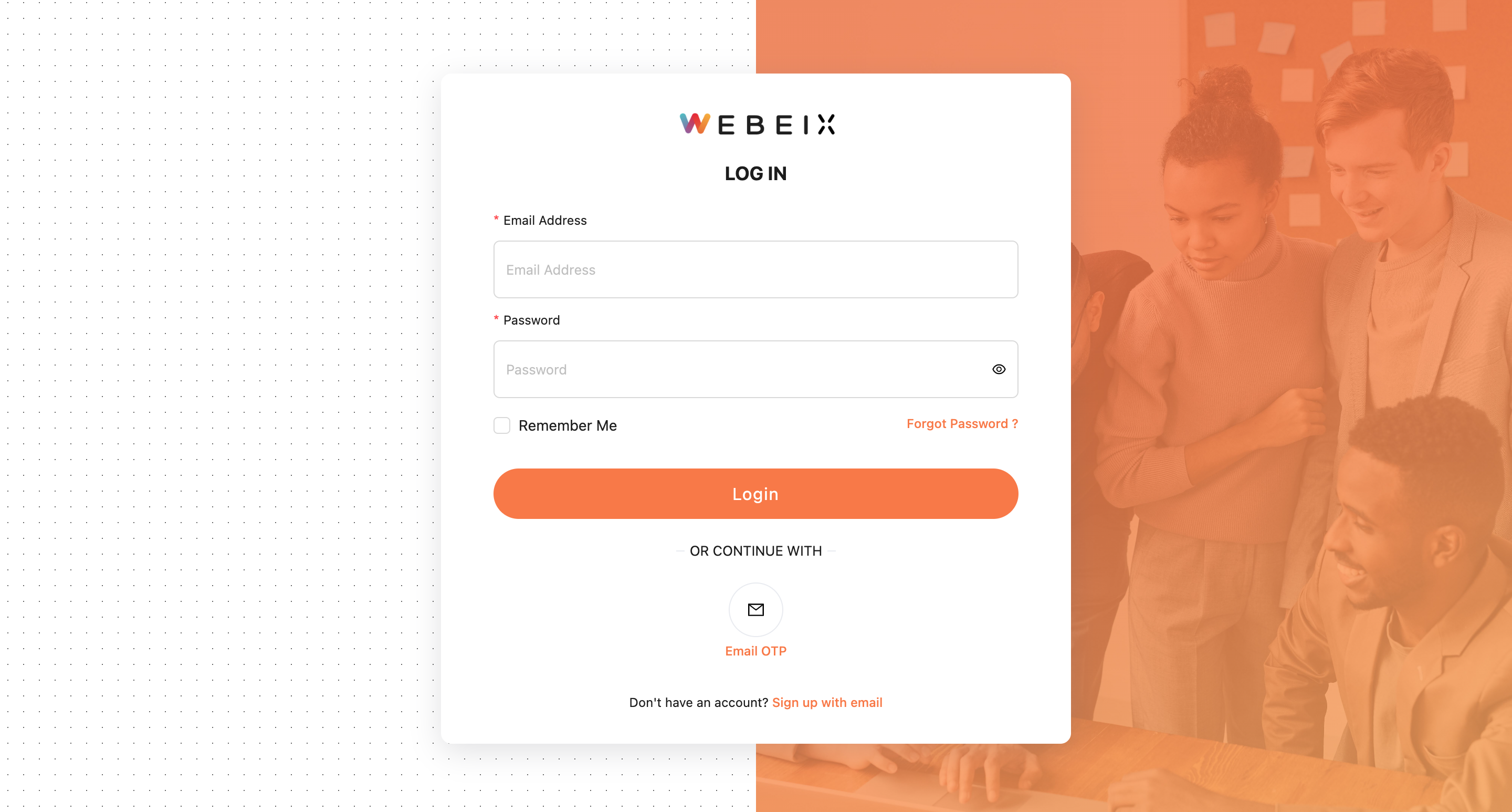 webeix editing